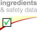 Ingredients and safety data