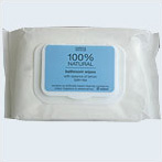 100% Natural Bathroom Cleansing Wipes
